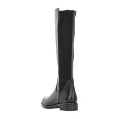 Remonte FEP HW23 Women's Boots, Black Remonte FEP HW23 Women's Boots, Black The fashion-conscious woman expects a classic knee-high boot in soft black smooth leather with fine grain. Flexible shaft width thanks to stretch elements in the calf area ensures a perfect fit. Featuring a low block heel and a practical zipper for easy entry into these leather boots. The inner lining and the removable insole are made of extra soft velour for a unique comfort factor.    Color:  Black   Heel Height:  2cm   Heel Type:  Flat   Toe Shape:  Round   Shoe Width:  Narrow to Normal (F)   Removable Insole:  Yes   Sole Color:  Black   Closure:  Zipper   Waterproof:  No   Reflective:  No   Shaft Height:  Knee-High   Shaft Width:  Normal   Season:  Autumn/Winter   Material & Care   Upper Material:  Smooth Leath Black Leather Knee High Boots, Soft Shoes, Low Block Heels, Soft Black, Boots Black, Black Heels, High Boots, Smooth Leather, Knee High Boots