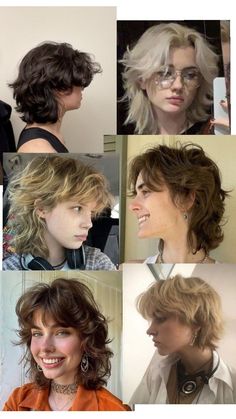 Mode Hippie, Wolf Cut, Shot Hair Styles, Hair Stylies, Haircuts For Medium Hair