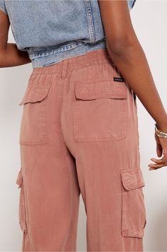 Elevate your casual-chic collection with these wide-leg pants by Sanctuary. Topped with cargo side pockets, these pull-on pants feature a full-length inseam, side and back pockets, and a relaxed fit. | SANCTUARY Women's Relaxed Reissue Pants, Size XS, Red Brand Style Guide, Fashion 101, Fall Shopping, Tee Dress, Pull On Pants, Work Fashion, Fall Trends, Trending Shoes, Leg Pants