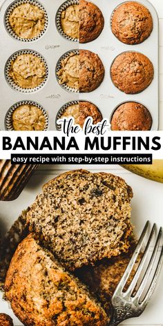 the best banana muffins recipe with step by step instructions