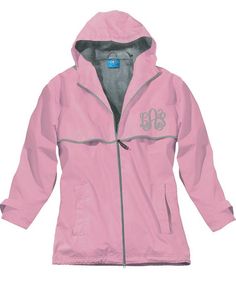 Light Pink Ladies New Englander Rain Jacket Monogrammed Charles River Rain Jacket, Monogrammed Rain Jacket, Monogram Jacket, Girls Raincoat, Monogram Outfit, Mens Raincoat, Raincoat Jacket, Yellow Raincoat, Rain Jacket Women