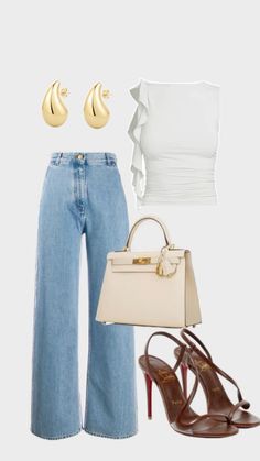 Jean High Heels Outfit, Casual Birthday Party Outfit, Demure Outfit, College Student Needs, Believe Me, Cute Everyday Outfits, To Laugh