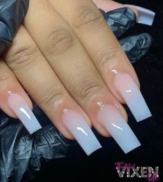 Milky Nails, Cute Acrylic Nail Designs, Short Square Acrylic Nails, Long Acrylic Nails Coffin, Acrylic Nails Coffin Pink, Acrylic Coffin, Long Square Acrylic Nails, Pink Acrylic Nails, Square Acrylic Nails