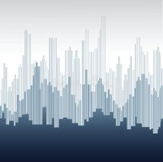 an abstract cityscape with vertical lines in the sky stock photo 547982