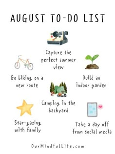 August Checklist, August Reminder, August Goals List, August Reset, August Ideas Inspiration, August Things To Do, Things To Do In August, August To Do List, August Self Care