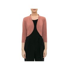 Maximize your style with this women's bolero from Nina Leonard. Finding the perfect fit and size for women's clothing requires basic measurements of your chest, waist, hips and inseam. Use this guide to learn more about sizing and everything Kohl's has to offer in women's fashion. Maximize your style with this women's bolero from Nina Leonard. Finding the perfect fit and size for women's clothing requires basic measurements of your chest, waist, hips and inseam. Use this guide to learn more abou Sleeve Bolero, Outerwear Vest, Clothing Size Chart, Womens Clothing Sizes, Three Quarter Sleeves, Quarter Sleeve, Dusty Rose, Dusty Pink, Three Quarter