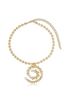 Golden Pearl Swirl 18k Gold Plated Necklace Elegant Spiral Gold Necklace, Elegant Gold Spiral Necklace, Elegant Gold Swirl Necklace, Swirl Necklace, Golden Pearl, Gold Choker Necklace, Gold Choker, Fresh Water Pearl, Gold Plated Necklace