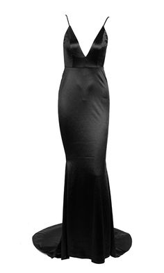 Making It Memorable Black Satin Sleeveless Spaghetti Strap Plunge V Neck Backless Ruched Mermaid Maxi Dress Black Dress Png, Elegant Mermaid Dress, Formal Dresses Australia, Mermaid Maxi Dress, Goddess Gown, Mermaid Evening Gown, Evening Gown Dresses, Formal Cocktail Dress, Prom Dresses Online