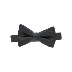 A solid black satin bow tie. Gray Wool Coat, Black Bow Tie, Pre Tied Bow Tie, Satin Bow, Black Bow, Tie Shoes, Black Silk, Black Satin, Solid Black