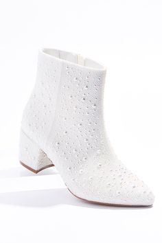 25 in heelSide zipper closurePearl and stone embellishedCato Comfort ndash added features apply comfort with each stepMan made materialsImported Embellished Boots, Pearl Boots, Bridal Boots, Wedding Boots, Pearl Stone, Enchanted, Bootie Boots, Shoe Boots, Wedding Ideas