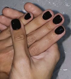 Black Natural Nails Manicures, Dark Color Nails, Black Toe Nails, Hand Poses, Nails Neutral, Gel Toe Nails, Toenail Polish, Color Nails, Making Faces