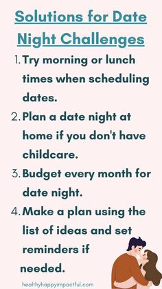 5 Solutions for Date Night Challenges Date Night Ideas Romantic, Couples At Home, Valentines Date Ideas, Cheap Date Ideas