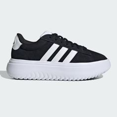 ** Item Specification ** Shoes: Authentic Adidas  Size: US 5~12 (220~280mm)  Color: Black Authentic New Shoes / Shoe Box / Official Tag SHIPPING  · All orders will be shipped to world wide using expedited shipping courier such as FedEx and DHL. · We ship your orders almost within 2 business days after the payment. · Please confirm your address is correct.    Due to eBay's policy, it's hard to change the address after the purchase.  RETURNS ·  We accept the returns, but item must be "Not Opened & Not Used Condition."  OTHER TERMS & CONDITIONS · Please do not forget to leave us FIVE STARS on all of the Detailed Seller Ratings. · Please DO NOT leave a neutral or negative feedback without contacting us first to get a better solution.   A better solution for you is better than any other neutral Adidas Platform Sneakers With White Sole And Round Toe, Adidas Casual Black Platform Sneakers, Casual Black Adidas Platform Sneakers, Adidas Platform Sneakers In Synthetic Material, Adidas Platform Sneakers In Synthetic, Adidas Black Low-top Platform Sneakers, Modern Black Platform Sneakers With Round Toe, Modern Black Platform Sneakers With Textured Sole, Modern Black Round Toe Platform Sneakers