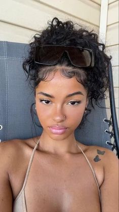 Mixed Curly Hair, Cute Curly Hairstyles, Beautiful Curly Hair, Natural Curls Hairstyles, Hairdos For Curly Hair, Curly Hair Inspiration, Curly Girl Hairstyles, Baddie Hairstyles