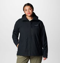 Prepare for rainy hikes in this waterproof-breathable jacket with tons of adjustable features to help take you from trailhead to summit and back. Plus Size Jacket, 3 In 1 Jacket, Outer Jacket, Holiday Deals, Columbia Sportswear, 3 In 1, Get Up, Columbia, Plus Size