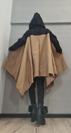 Extravagant Trenchcoat, Asymmetrical Jacket, Jacket Outer Pockets, Deconstructed Clothing, Hooded Trenchcoat, New Collection - Etsy Australia Asymmetrical Jacket, Asymmetric Jacket, Womens Hoodies, New Collection, Quality Fabric, Hoodies Womens, Trench Coat, Ballet Skirt, Art Collection