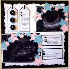 an art project with stars and buttons on the side of it that is attached to a bulletin board