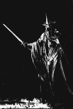 Witch King Of Angmar Tattoo, Lotr Drawings, Sauron Art, Mouth Of Sauron, Saga Art