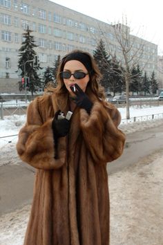 Russian Streetwear Aesthetic, Slavic Fur Coat Aesthetic, Russia Fashion Street, Russian Fur Outfit, Russian Winter Outfit Aesthetic, Russian Lady Aesthetic, Russian Doll Aesthetic Outfits, Russian Mob Wife Outfit, Russian Fur Coats