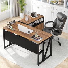 Computer Desks, Writing Table, Writing Desks, Desks, L-Shaped Desks, Desks With Cabinets, Desks With Shelves - Tribesigns L Shaped Office Desk, Office Furniture Set, Computer Desk With Shelves, L Shaped Executive Desk, Desk With Drawer, File Cabinet Desk, Computer Desks For Home, Home Office Furniture Sets, Shaped Desk