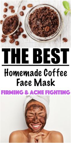 Homemade Coffee Face Scrub and Mask (Firming-Acne Fighting) Coffee And Vaseline Face Mask, Coffee Grounds Face Scrub, Coffee Mask For Face Skin Care, Instant Coffee Face Mask, Coffee Diy Face Mask Skin Care, Coffee Scrubs For Face, Best Exfoliating Face Scrub, Face Scrub With Coffee, Diy Exfoliating Face Scrub