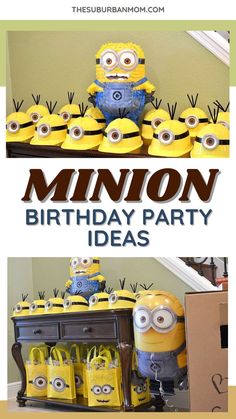 minion birthday party ideas for the kids to enjoy and have fun in the house