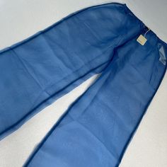 Donni Women's Size L Nwt Organza Simple Pant Wide Leg 100% Silk Blue Condition Is "New With Tags" Please See Photos For Measurements And Garment Tags. Black Palazzo Pants, White Crop Pants, Linen Joggers, Printed Palazzo Pants, Tie Waist Pants, Hippie Pants, Wide Leg Palazzo Pants, Pinstripe Pants, Summer Linen