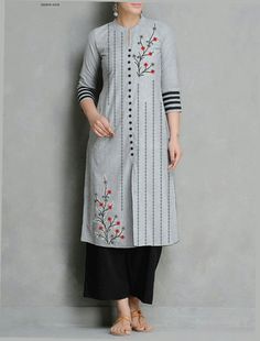 Plain Kurti Designs, Printed Kurtis, Kurti Patterns, Designer Kurti Patterns