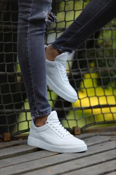 Bojoni Uluwatu Square Detailed White Sneakers | VICLAN Gifts Box, Summer 22, Loafer Sneakers, Eva Sole, Monk Strap, Color Code, White Material, Lace Boots, White Sneakers