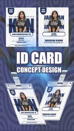 the front and back cover of an id card