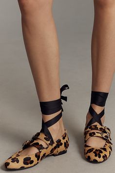 Don't passé on the chicest shoe style of the season. The ALOHAS Thekla Ballet Flats feature an almond-toe silhouette and removable lace-up ties that wrap around the ankle and the calf. | Thekla Lace-Up Ballet Flats by ALOHAS, Women's, Size: 38, Leather at Anthropologie Chic Lace-up Flats With Laces, Chic Lace-up Sandals With Leather Sole And Round Toe, Chic Flat Lace-up Shoes For Spring, Chic Round Toe Flats With Laces, Spring Leather Sole Lace-up Sandals, Spring Lace-up Sandals With Leather Sole, Chic Flats With Wrapped Heel And Round Toe, Chic Lace-up Shoes With Round Toe For Summer, Chic Summer Lace-up Shoes With Round Toe