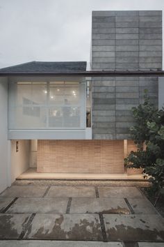 a house that is made out of concrete