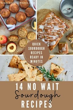 Quick Recipes With Sourdough Starter, Easy Sourdough Snacks, No Rise Sourdough Recipes, Sourdough Starter Discard Recipes Healthy, Sourdough Discard No Wait, Easy Sourdough Recipes No Wait, Eggless Sourdough Recipes, Sourdough Recipes Quick