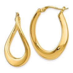 Lesli'es 14k Polished Oval Hoop Earrings - Seattle Gold Grillz Silver Grillz, Diamond Grillz, Gold Grillz, Oval Hoop Earrings, Vvs Diamond, In Construction, Gold Top, Gold Polish, Jewelry Online Shopping