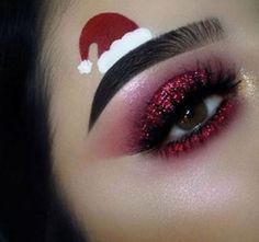 Christmas Eyeshadow Ideas, Holiday Eye, Eyeshadow Ideas, Drag Make-up