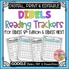 the middle school bible reading tracker is shown with two pages for each student to use