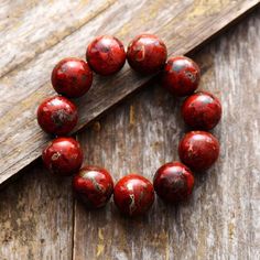 Red Jasper Bracelet, Jasper Bead Bracelet, Red Jasper Stone, Red Creek Jasper, Jasper Bracelet, Christmas Bracelet, Stretch Band, Elastic Bracelet, Jasper Beads