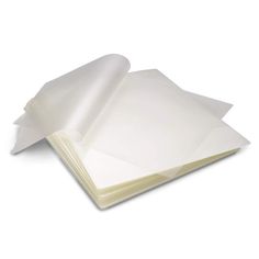 two sheets of white paper on top of each other