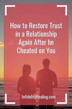 Restoring trust in a relationship shattered by infidelity, is it even possible? How can you trust again, especially when you've been hurt so badly? Ex Factor, Trusting Again, Trust In Relationships, What Men Want, Saving A Marriage, Save My Marriage, Long Lasting Relationship, Relationship Help, Marriage Tips