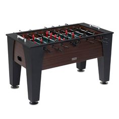 an image of a foosball table that is in the shape of a pool