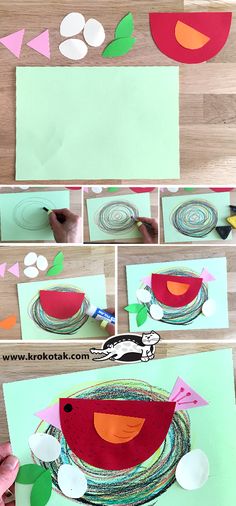 paper plate bird craft for kids to make