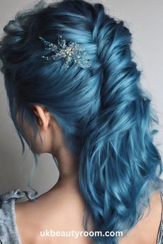 Are you looking for the best blue hair dye for dark hair? If you have black hair or brown hair and want to change your hair color to blue, these are the best hair dyes for you! Ethereal Hairstyles, Denim Blue Hair, Blue Hair Dye, Dark Hair Dye