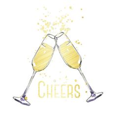 Metallic Cheers Glasses Temporary Tattoo Cheers Glasses, Bachelorette Temporary Tattoos, Metallic Temporary Tattoo, Cheers Champagne, Metallic Tattoo, Glasses Tattoo, Halloween Pin Up, Metallic Tattoo Temporary