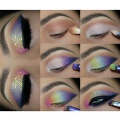 Advanced Eyeshadow Looks, Eyeshadow Pictorial, 80s Eye Makeup, Step By Step Eyeshadow, Maquillage Yeux Cut Crease, Make Up Designs, Makeup Pictorial, Eyeshadow Ideas