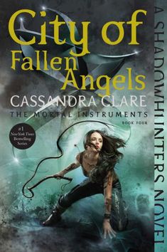 the cover to city of fallen angels by cassanadraia carre is shown