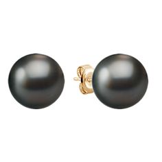 Eternal and timeless  these cultured 10-11mm round cultured Tahitian pearl solitaire earrings will never go out of style. These exquisite  hand-matched gems are set in superior quality 14 karat yellow gold. Tahitian Pearl Earrings, Jewelry Staples, Solitaire Earrings, Gold Bar Necklace, Platinum Jewelry, Jewelry Fashion Trends, Black Jewelry, Tahitian Pearls, Yellow Gold Chain