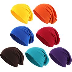 PRICES MAY VARY. Soft fabric: these hat are made of lightweight on and bamboo fiber with great elasticity, skin-friendly, soft and comfortable to wear Size: the knit slouchy beanie hat measures 26 x 29 cm/ 10.2 x 11.4 inches (W x L), elastic and comfortable to wear, fit for most people Wonderful accessory: these colorful dwarf hats are wonderful accessories for actors, party goers, trick or treat, dancers and cosplayers, adding more fun to your show Wonderful gift：combines plenty of stretch and Halloween Crayons, Headwear Fashion, Gnome Hat, Slouchy Beanie Hat, Hip Hop Hat, Chemo Caps, Cotton Fashion, Cotton Hat, Hat Scarf