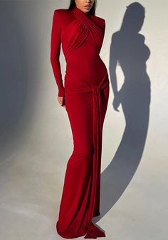 Maxi Dress Design, Casual Maxi Dresses, Lingerie Gown, Maxi Dress Designs, Cheap Maxi Dresses, Sweater Dress Casual, Halter Neck Maxi Dress, Designer Evening Dresses, Maxi Dress Evening