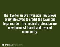 Prompt. (Most of them never took it. Fear of retribution kept crime down in cities with hospitals. But when a travelling doctor began to go between cities that didn't...well. things began to change.) Dystopia Writing, Story Prompt, Eye For An Eye, Medical Profession, Story Writing Prompts, Book Prompts, Interesting Story, Fantasy Horror, Dialogue Prompts