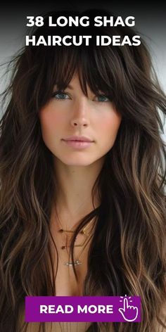 32 Fabulous Long Hairstyles for Women to Rock in 2024 #hairstyle #longhairstyle #longhaircut #longhairstyles Shag Haircut Ideas, Winter Hair Color Trends, Voluminous Waves, Long Hairstyles For Women, Long Hair Trends, Long Shag Haircut, Long Shag, Ash Blonde Balayage, Hair Mistakes